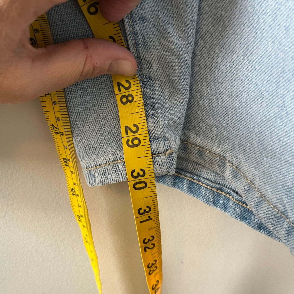 Old Navy Rigid OG Loose Jeans High Rise Light Wash 20 Secret-Smooth Pockets - Picture 9 of 10